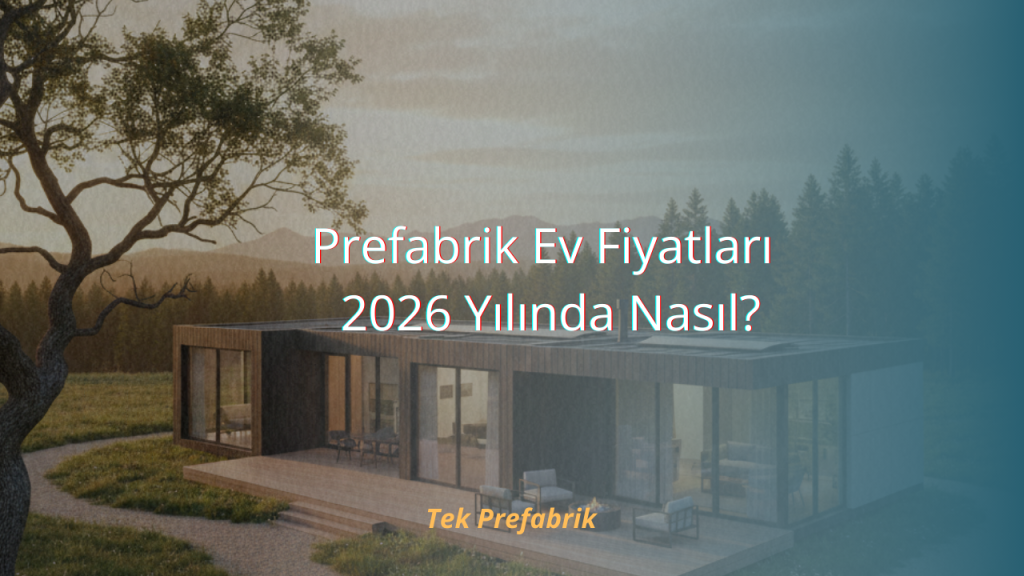 Prefabrik Ev Fiyatları 2026 Yılında Nasıl?
