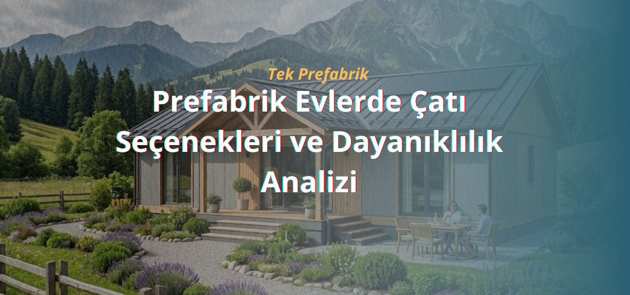 Prefabrik Evlerde Çatı Seçenekleri ve Dayanıklılık Analizi