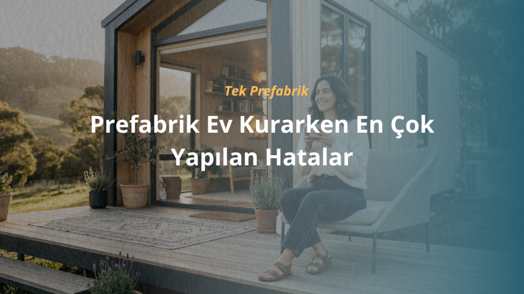 Prefabrik Ev Kurarken En Çok Yapılan Hatalar