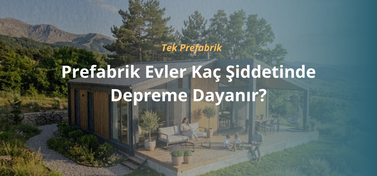 Prefabrik Evler Kaç Şiddetinde Depreme Dayanır?
