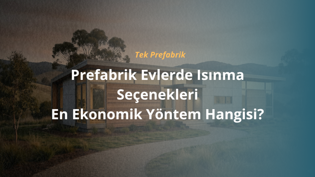 Prefabrik Evlerde Isınma Seçenekleri: En Ekonomik Yöntem Hangisi?